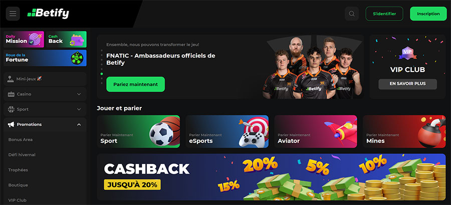 batify casino accueil