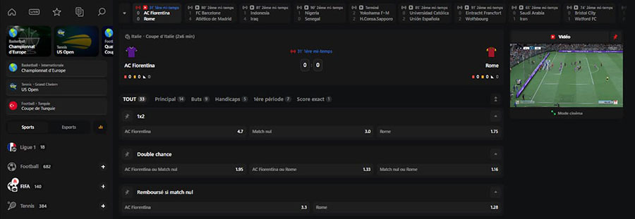 betity casino paris sportifs